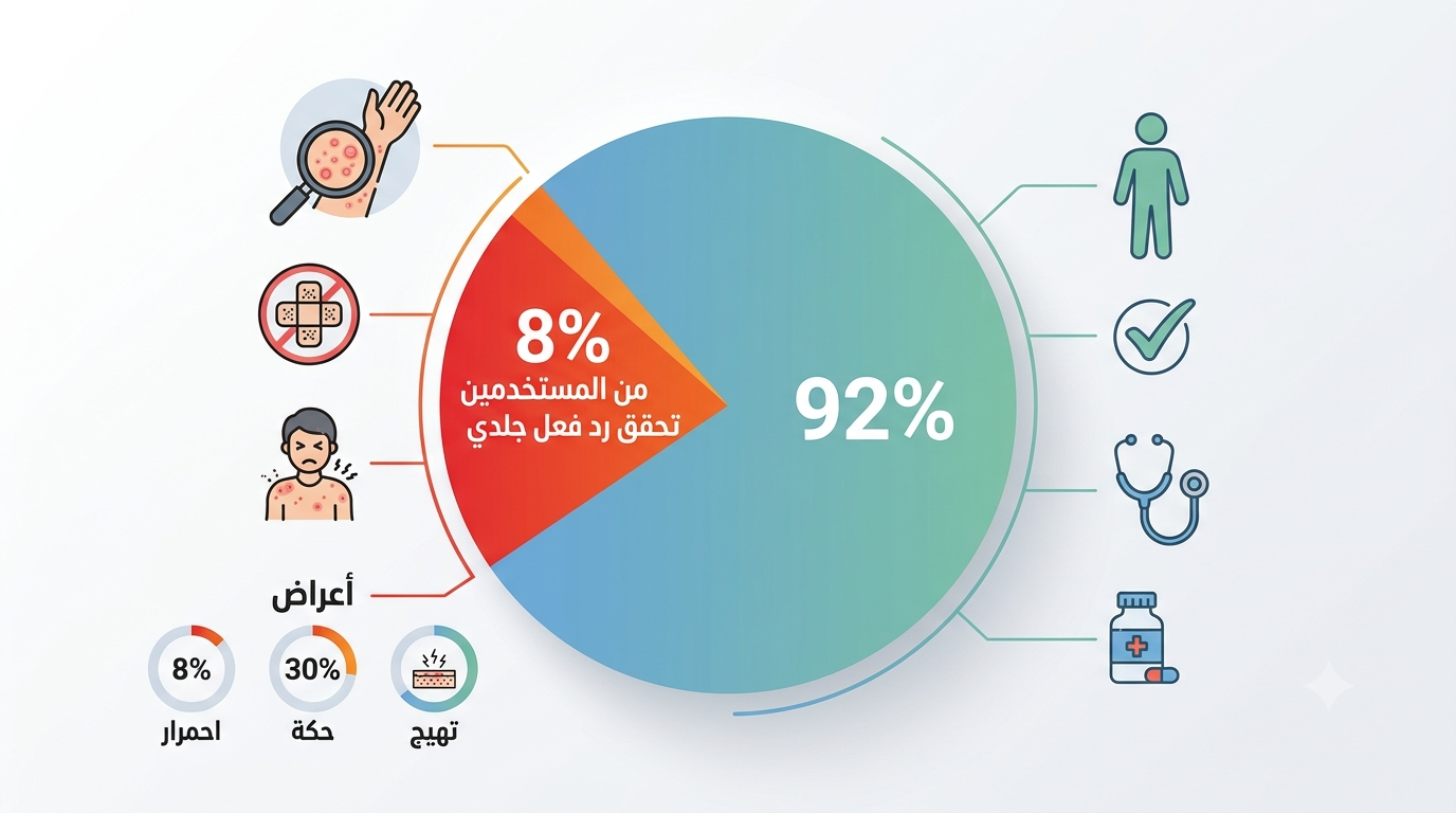 ردود فعل الجلد: نسب الحوثر أهتمام